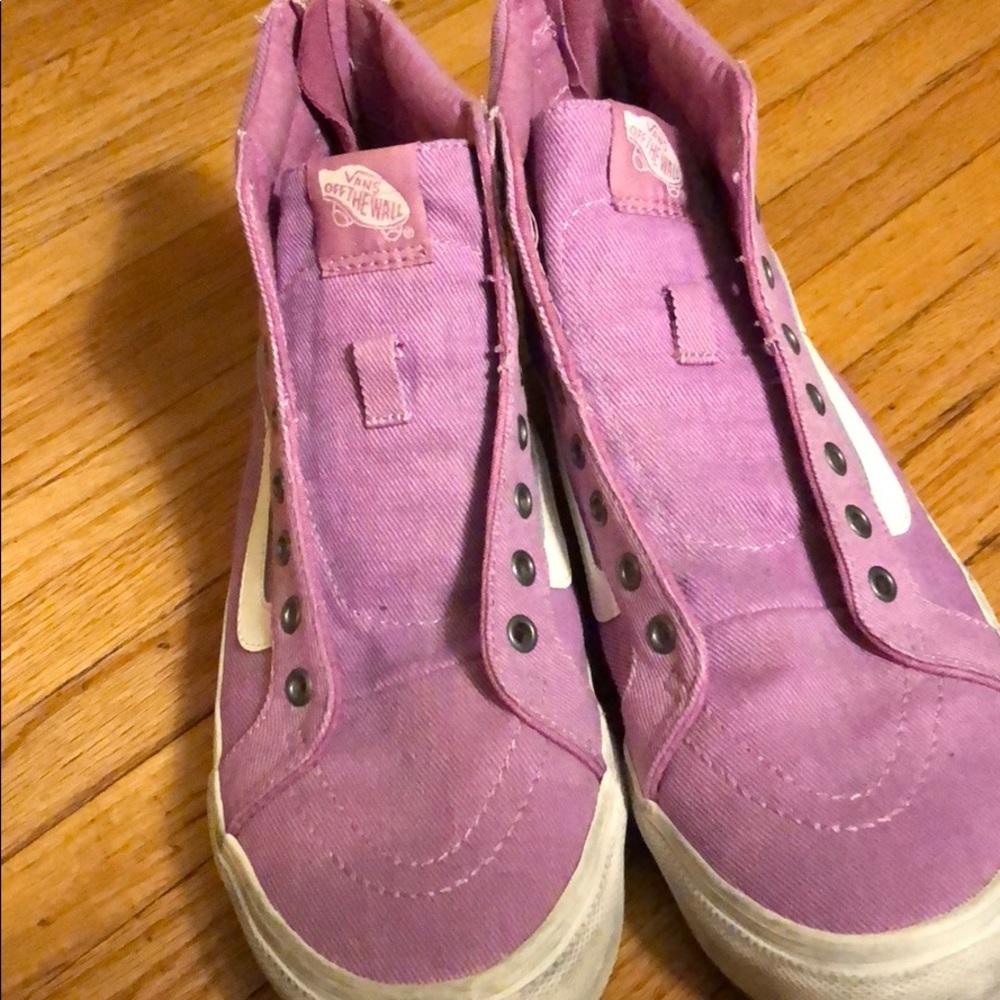 Vans SK8 hi top with zippers